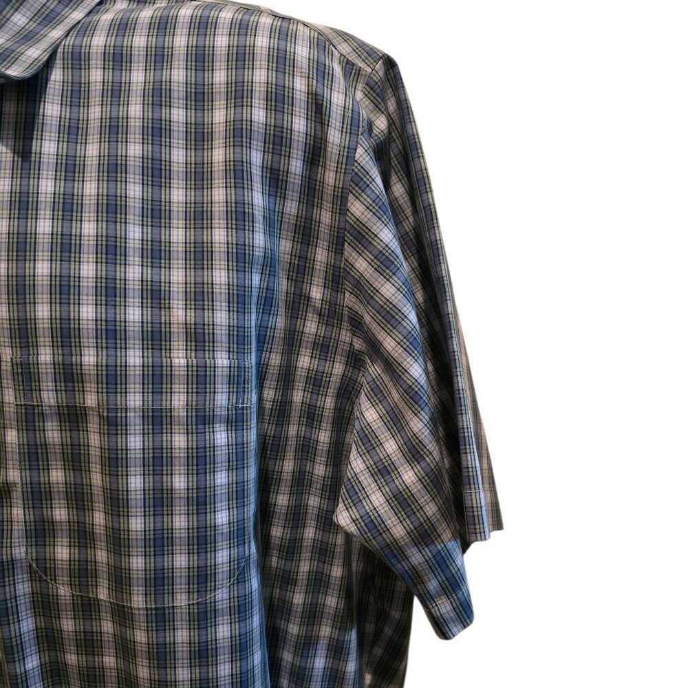 Brooks Brothers Mens Plaid Shirt XL Short Sleeve Cotton Button Down Casual - Picture 3 of 8